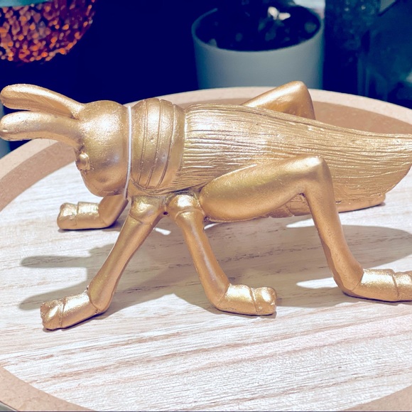 Target LUCKY Gold Grasshopper Garden Figure - Picture 13 of 15